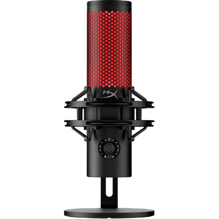 HyperX QuadCast 2 Microphone -75dB Two-Way Stereo Cardioid Omni-Directional Black | Superior Audio Quality for Gamers & Creators
